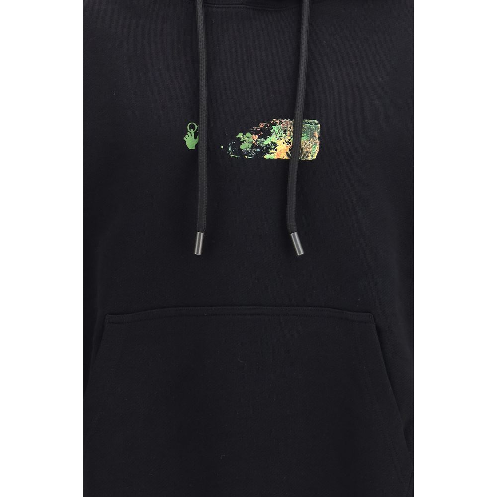 Off-White Black Cotton Sweatshirt | Regal Royce