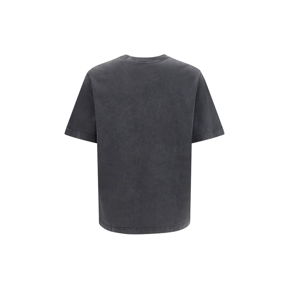Maison Kitsuné Gray Cotton T-Shirt | Regal Royce