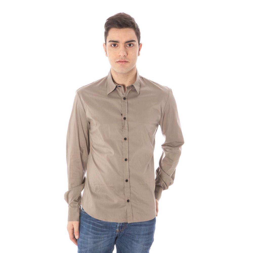 Costume National Green Cotton Men Shirt | Regal Royce