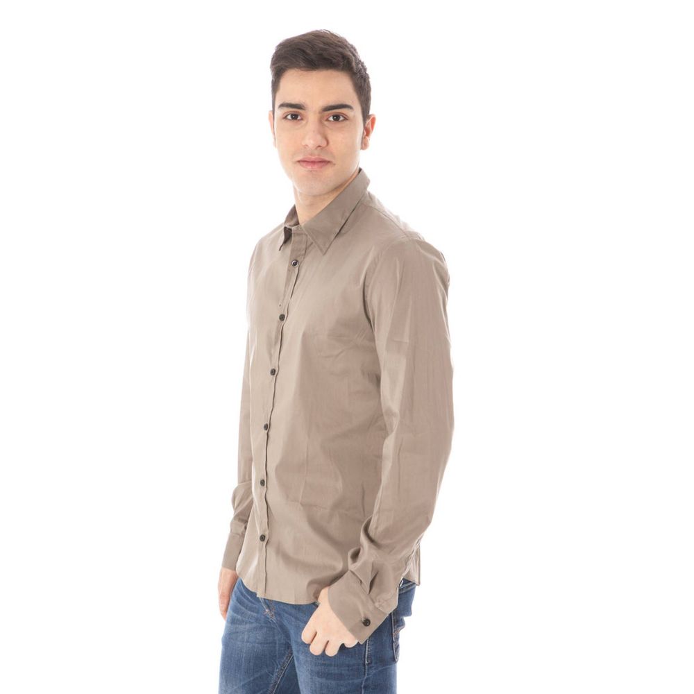 Costume National Green Cotton Men Shirt | Regal Royce