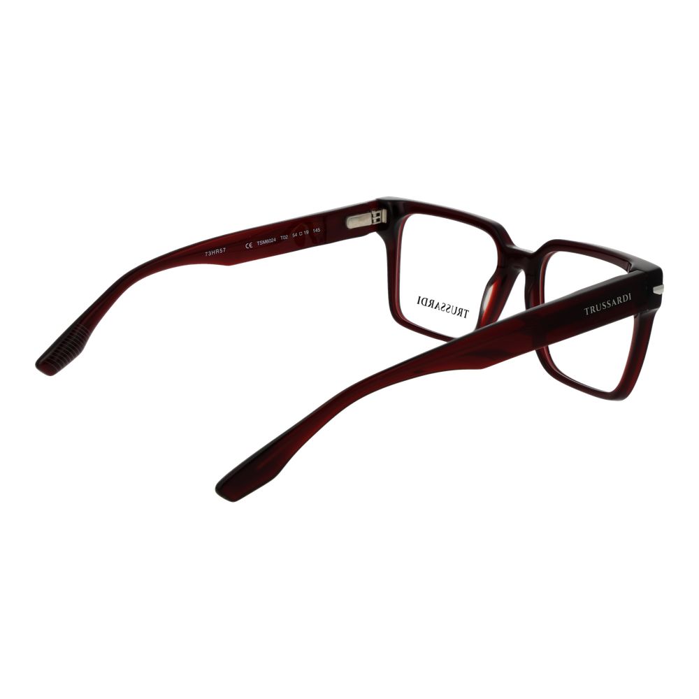 Trussardi Burgundy Acetate Glasses (Frames) | Regal Royce