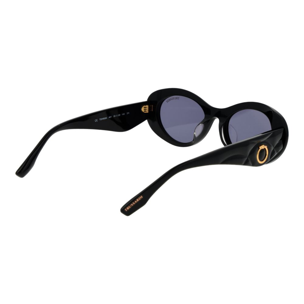 Trussardi Black Acetate Sunglasses | Regal Royce