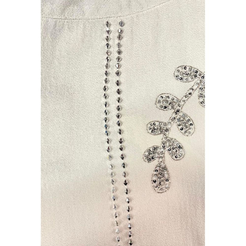 Trussardi Jeans White Cotton Women's Pants | Regal Royce