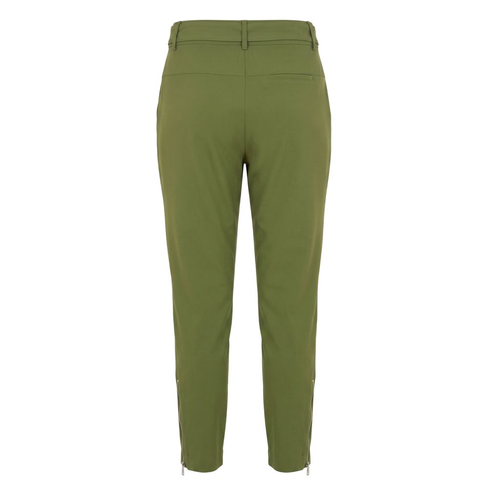 Trussardi Jeans Green Polyester Women Pants | Regal Royce