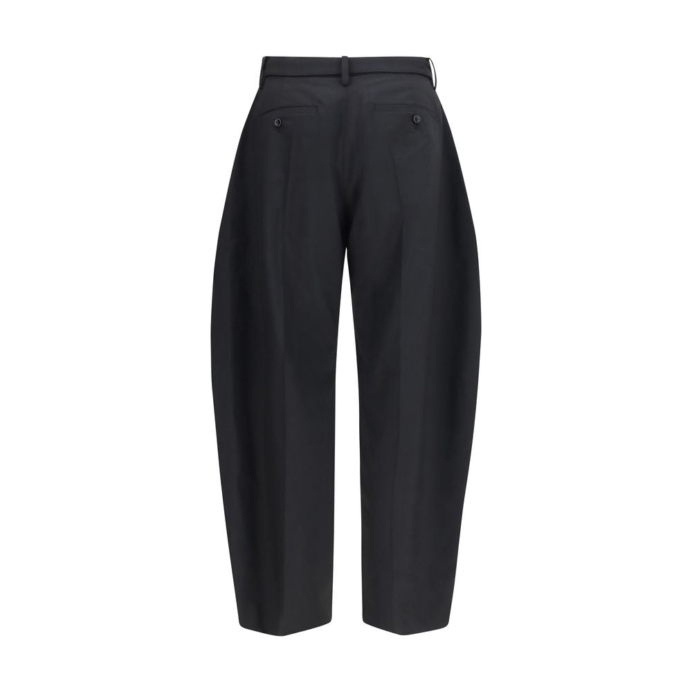 Sacai Black Polyester Casual Pants | Regal Royce