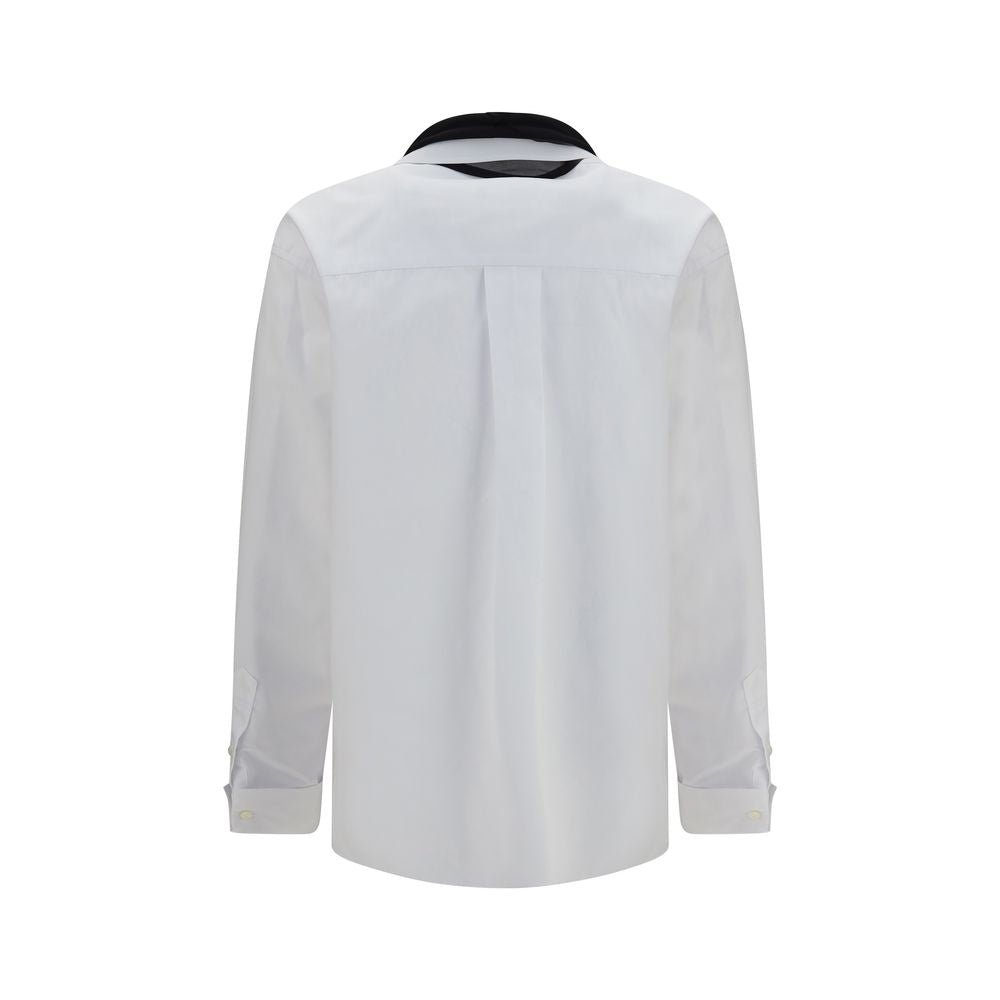 Sacai White Polyester Dress Shirt | Regal Royce