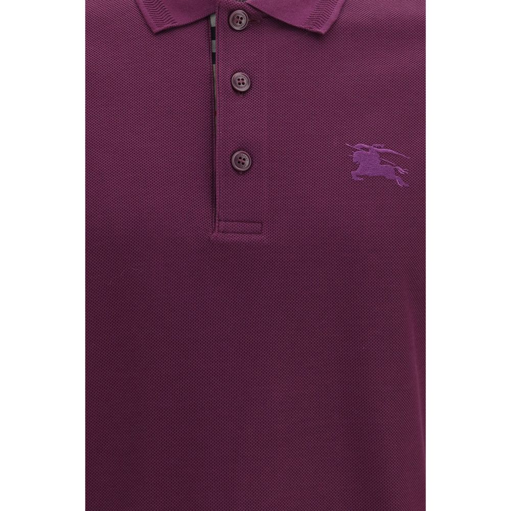 Burberry Purple Cotton Polo Shirt | Regal Royce