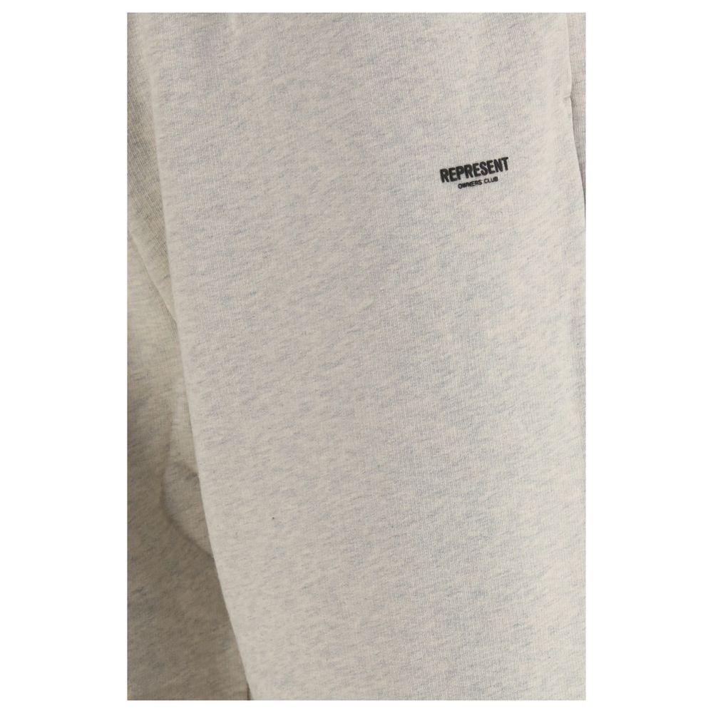 Represent Beige Cotton Casual Pants | Regal Royce