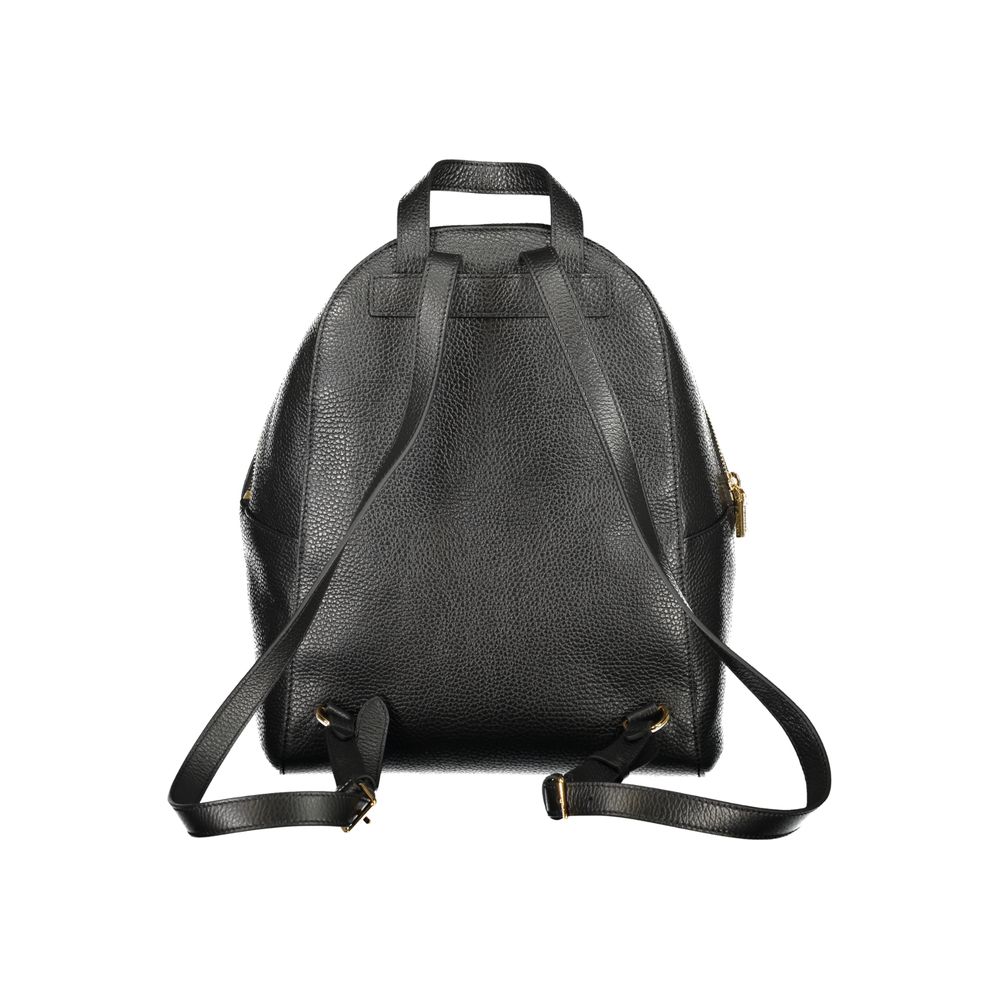 Coccinelle Black Leather Women Backpack | Regal Royce