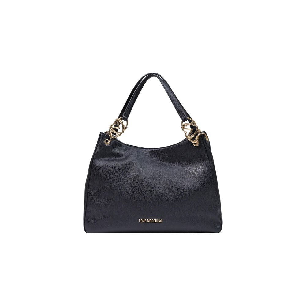 Love Moschino Black Polyethylene Handbag | Regal Royce