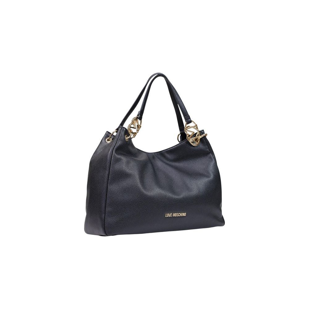 Love Moschino Black Polyethylene Handbag | Regal Royce