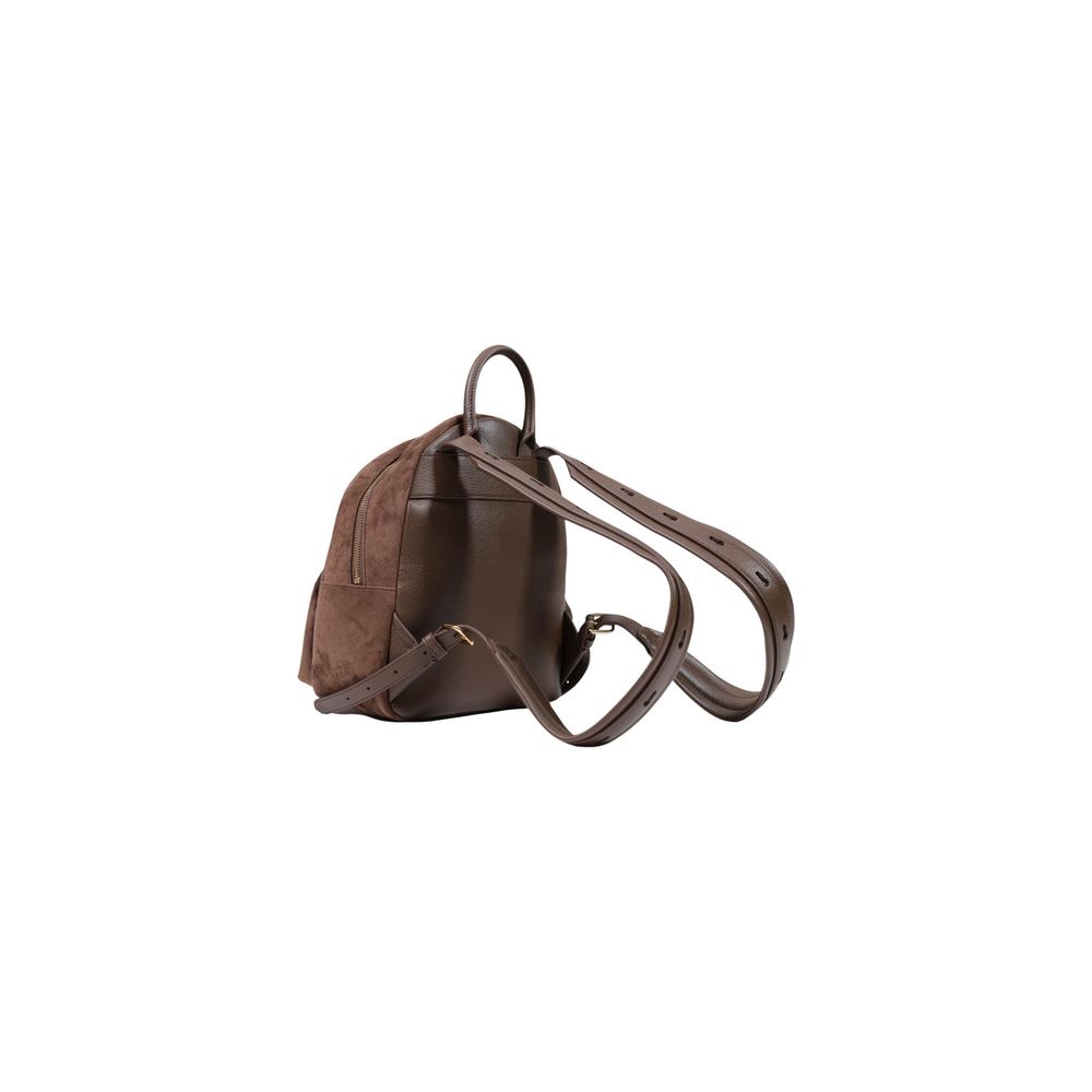 Love Moschino Brown Polyester Backpack | Regal Royce