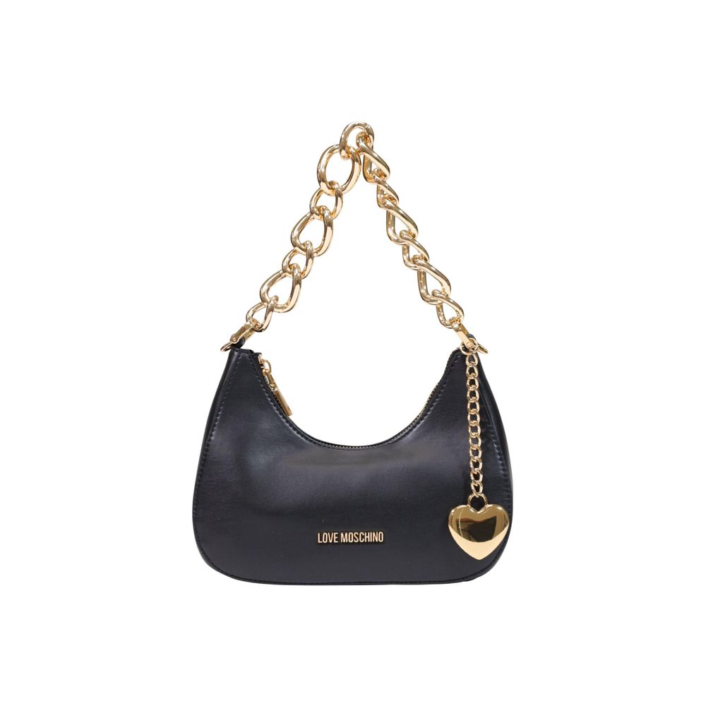 Love Moschino Black Polyester Handbag | Regal Royce