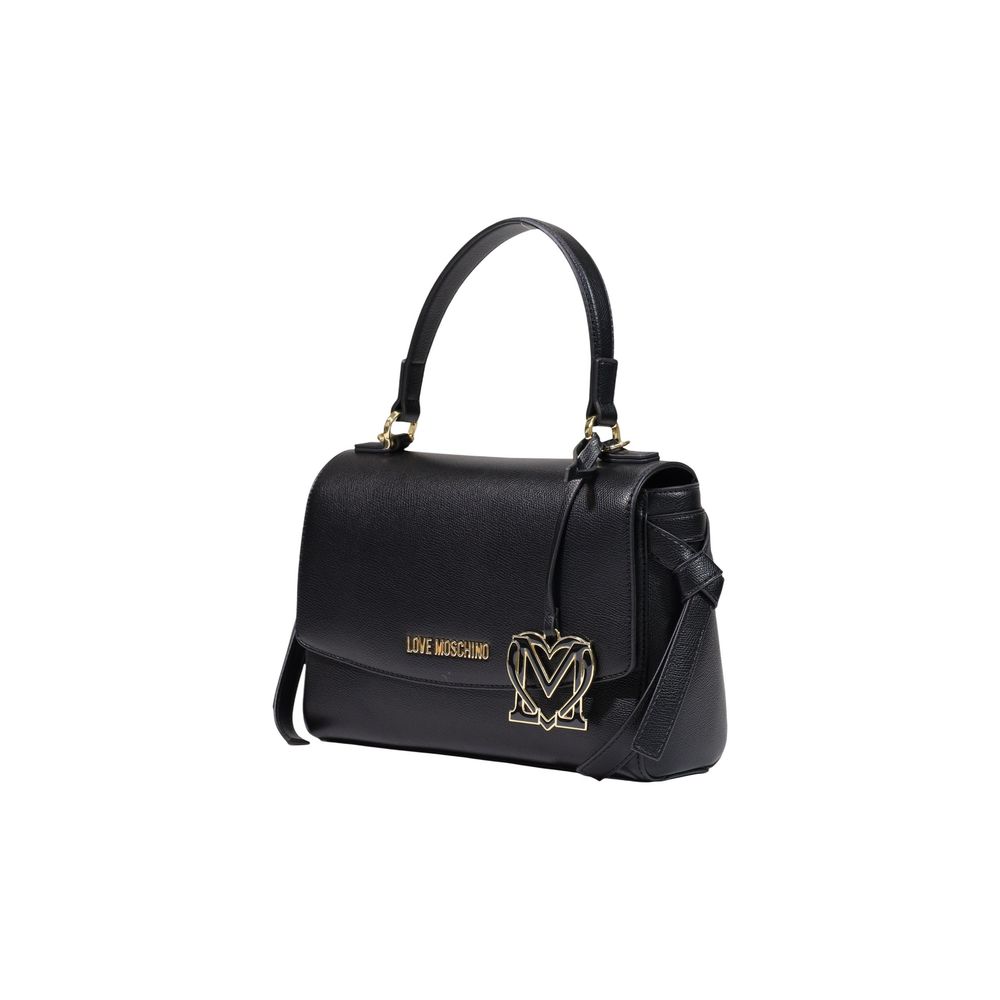 Love Moschino Black Polyethylene Handbag | Regal Royce