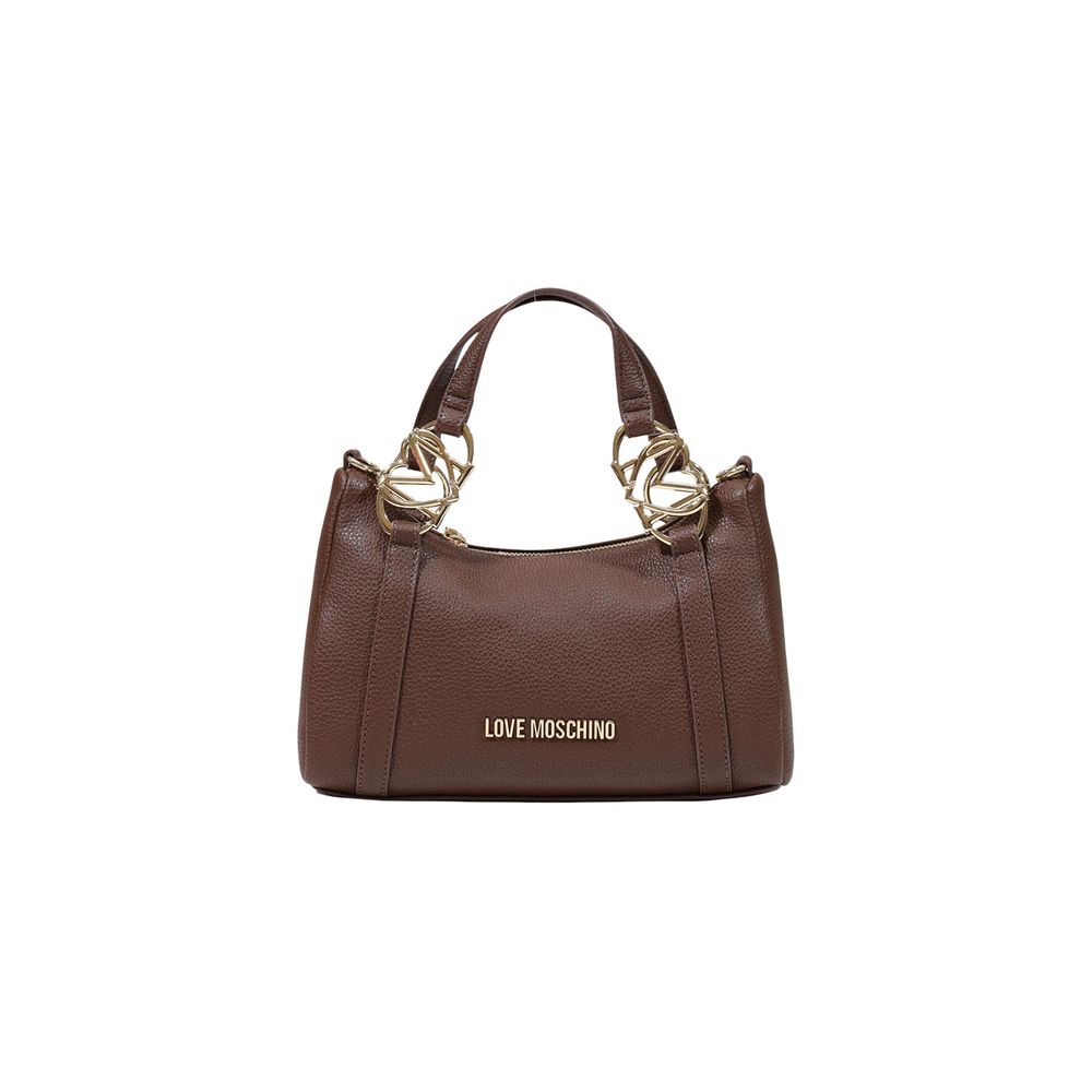 Love Moschino Brown Polyethylene Handbag | Regal Royce