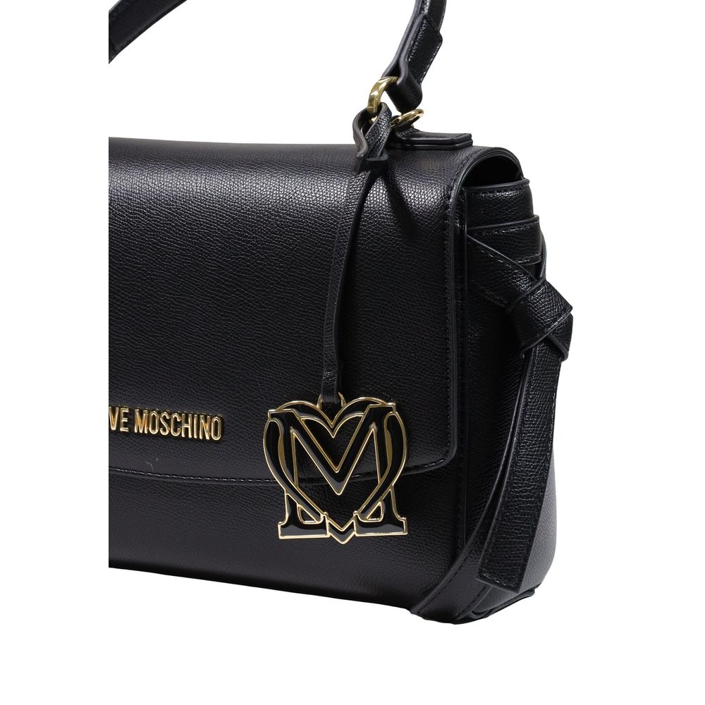Love Moschino Black Polyethylene Handbag | Regal Royce