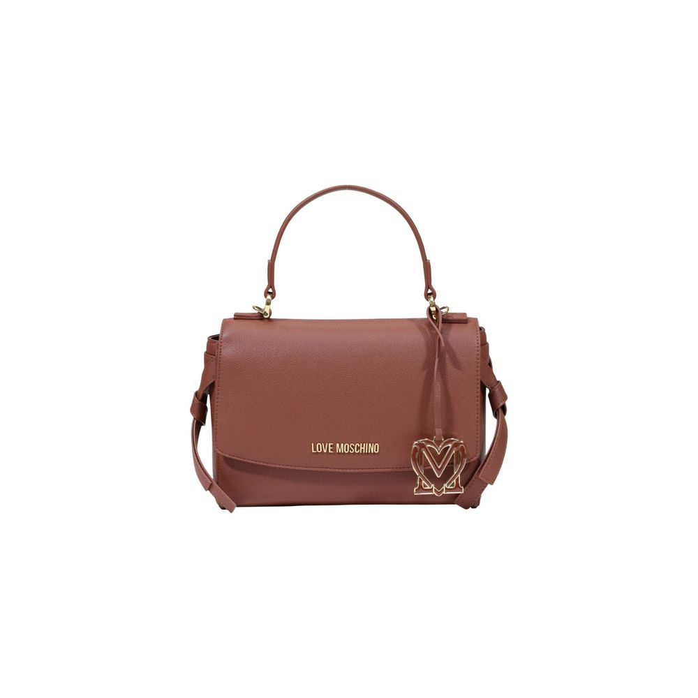 Love Moschino Brown Polyethylene Handbag | Regal Royce