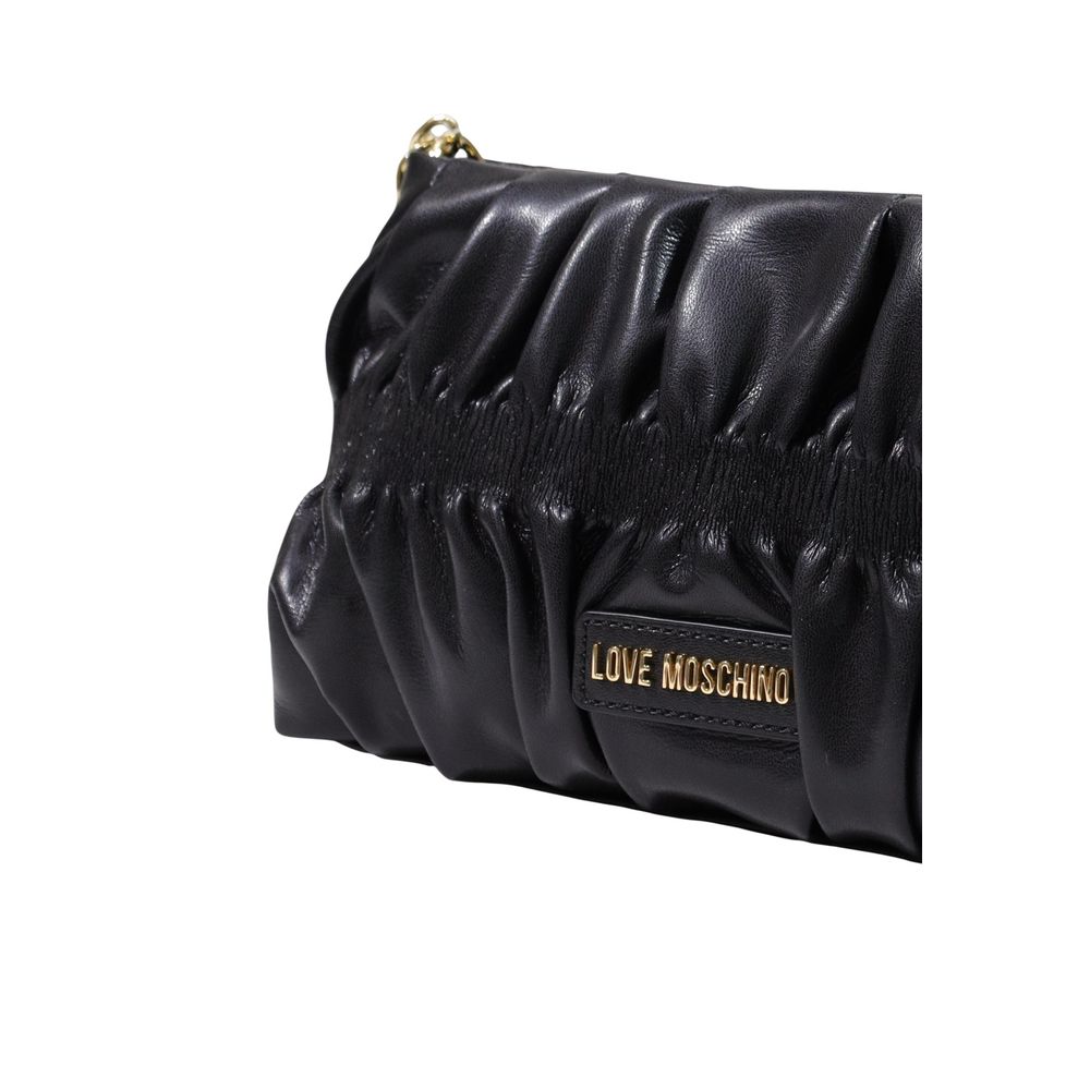 Love Moschino Black Polyethylene Handbag | Regal Royce