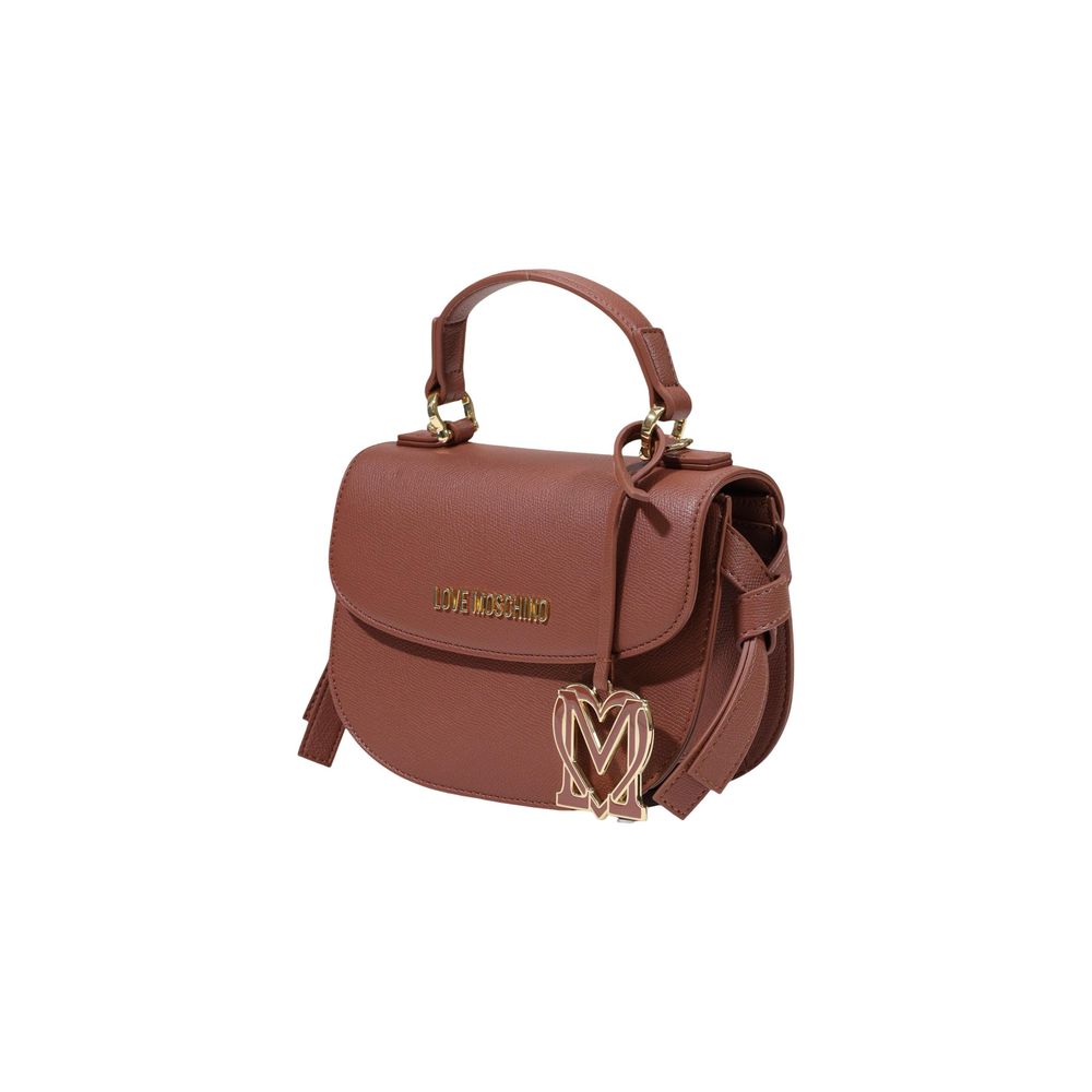 Love Moschino Brown Polyethylene Handbag | Regal Royce