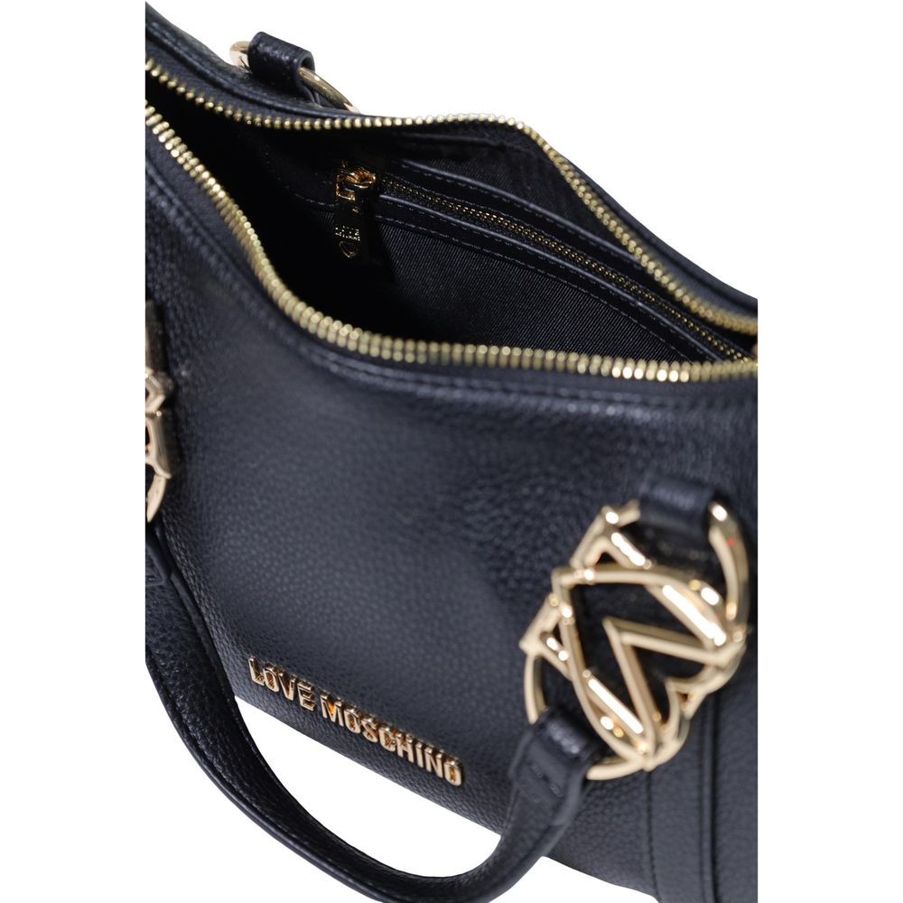 Love Moschino Black Polyethylene Handbag | Regal Royce
