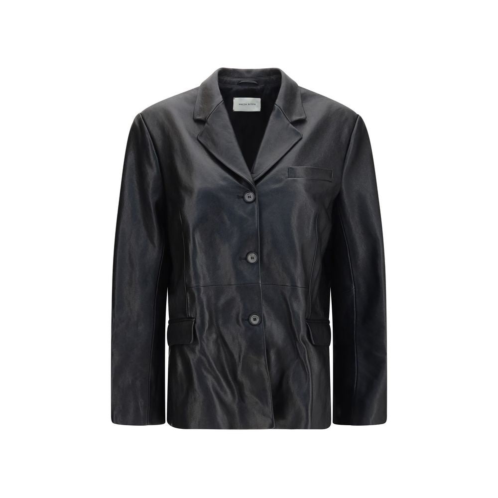 Magda Butrym Black Lambskin Blazer | Regal Royce
