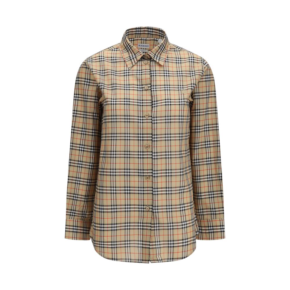 Burberry Beige Cotton Pattern Shirt | Regal Royce