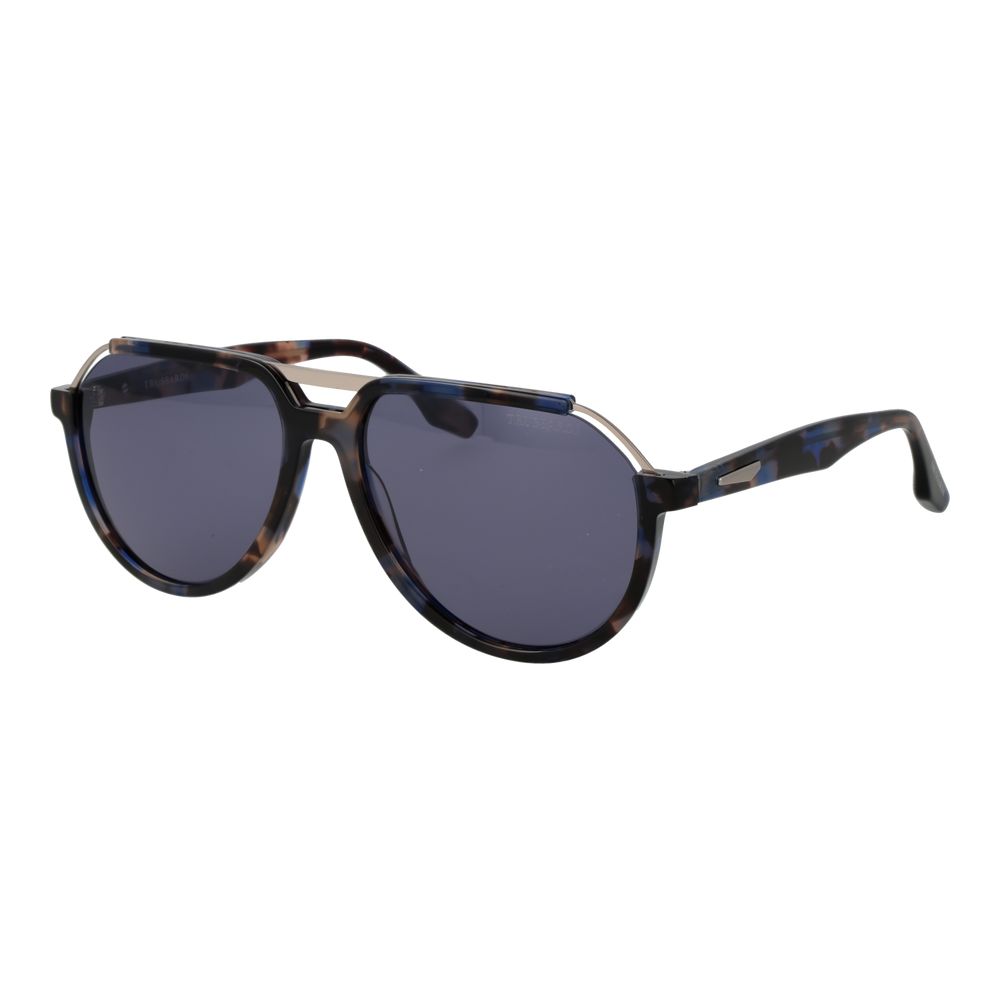 Trussardi Brown Acetate & Stainless Steel Sunglasses | Regal Royce