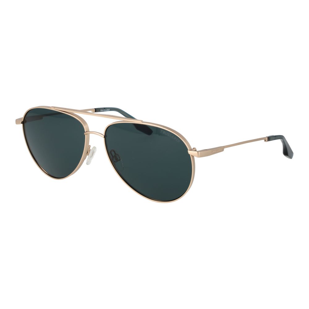 Trussardi Gold Stainless Steel Sunglasses | Regal Royce