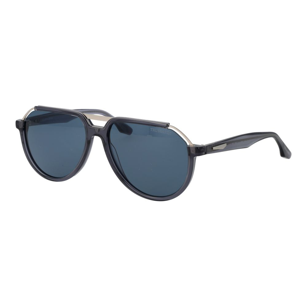 Trussardi Gray Acetate & Stainless Steel Sunglasses | Regal Royce