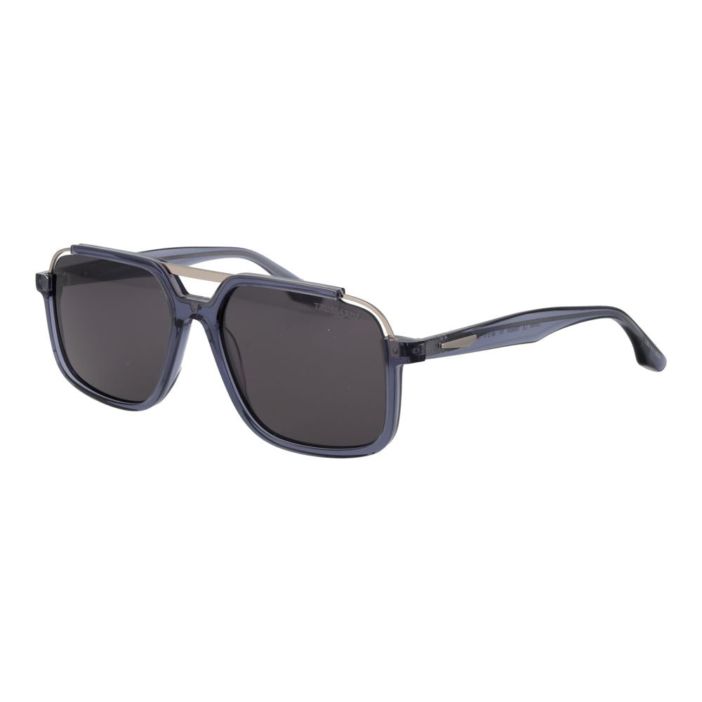 Trussardi Blue Acetate & Stainless Steel Sunglasses | Regal Royce