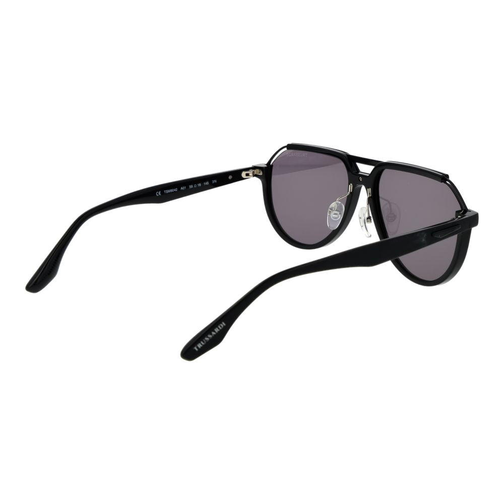 Trussardi Black Acetate Sunglasses | Regal Royce
