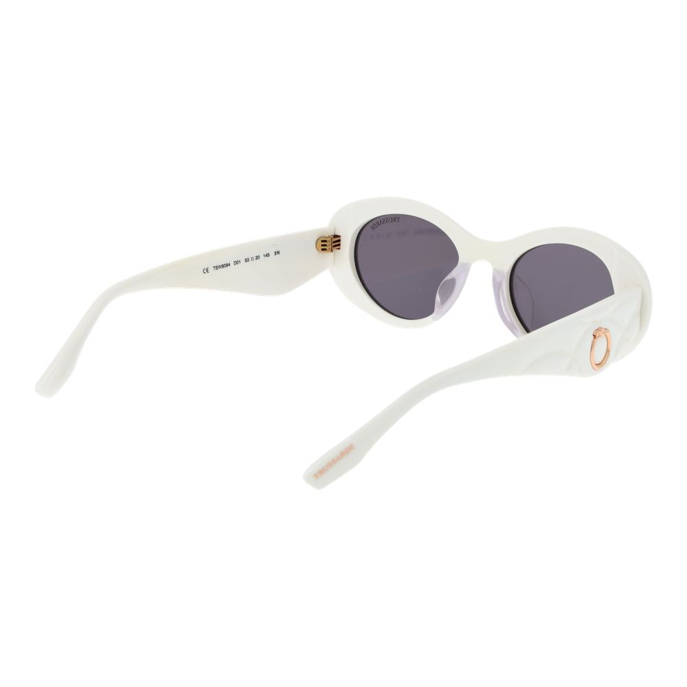 Trussardi White Acetate Sunglasses | Regal Royce