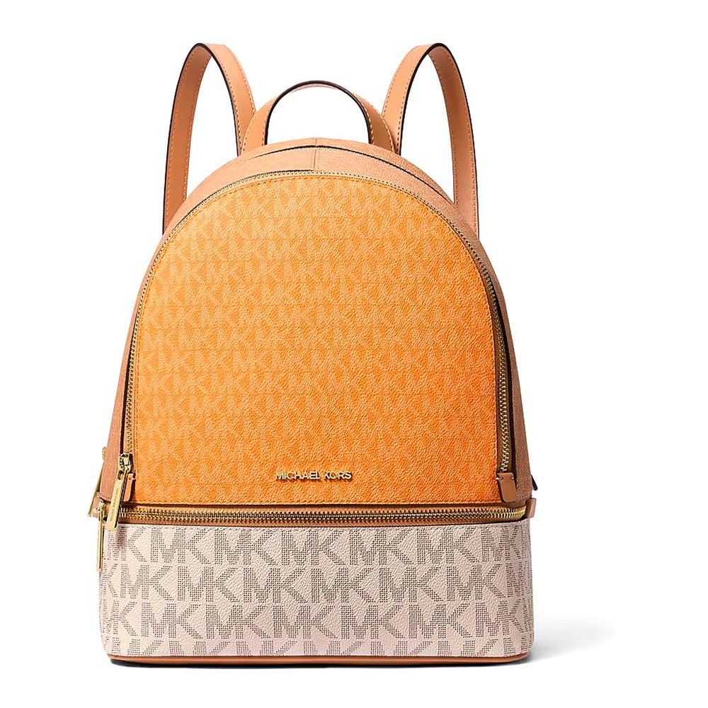 Michael Kors Orange Canvas Backpack | Regal Royce
