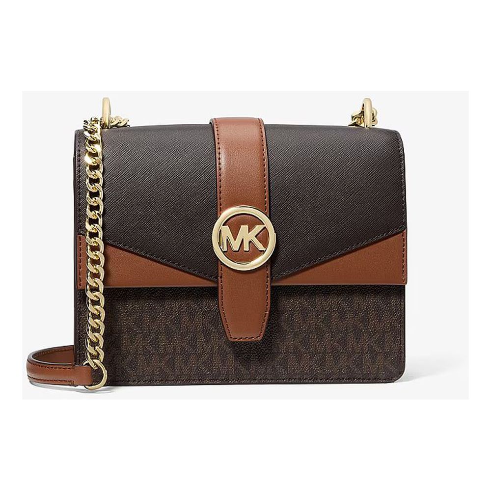 Michael Kors Brown Canvas Crossbody Bag | Regal Royce