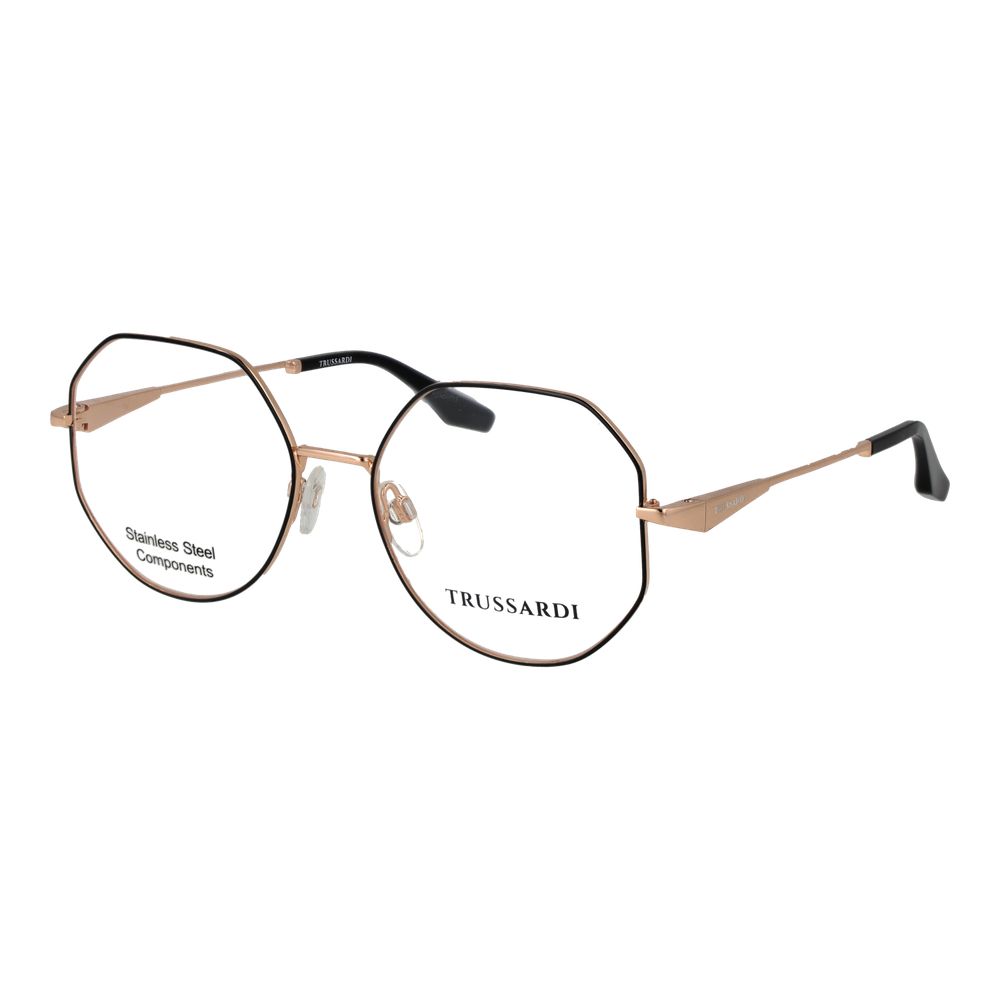Trussardi Black Stainless Steel Glasses (Frames) | Regal Royce
