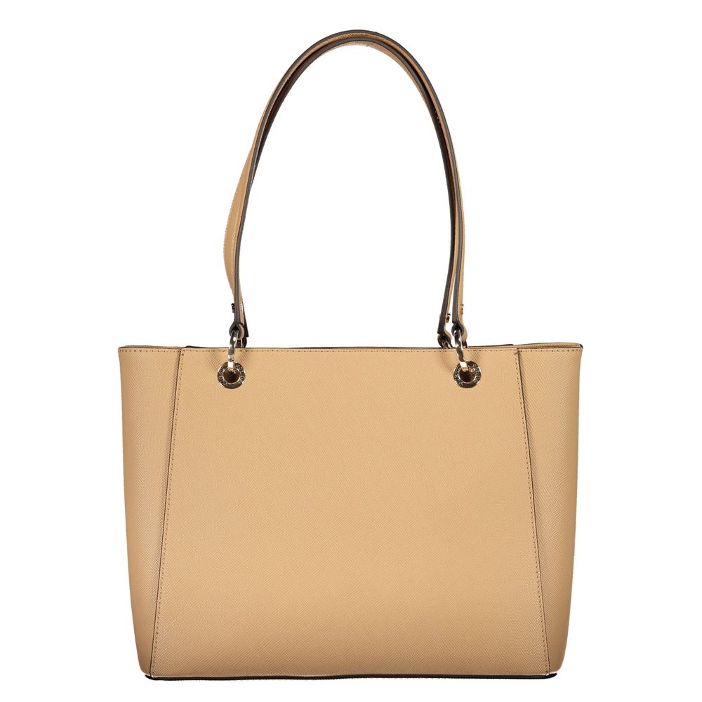Guess Jeans Beige Poliuretano Women's Bag | Regal Royce