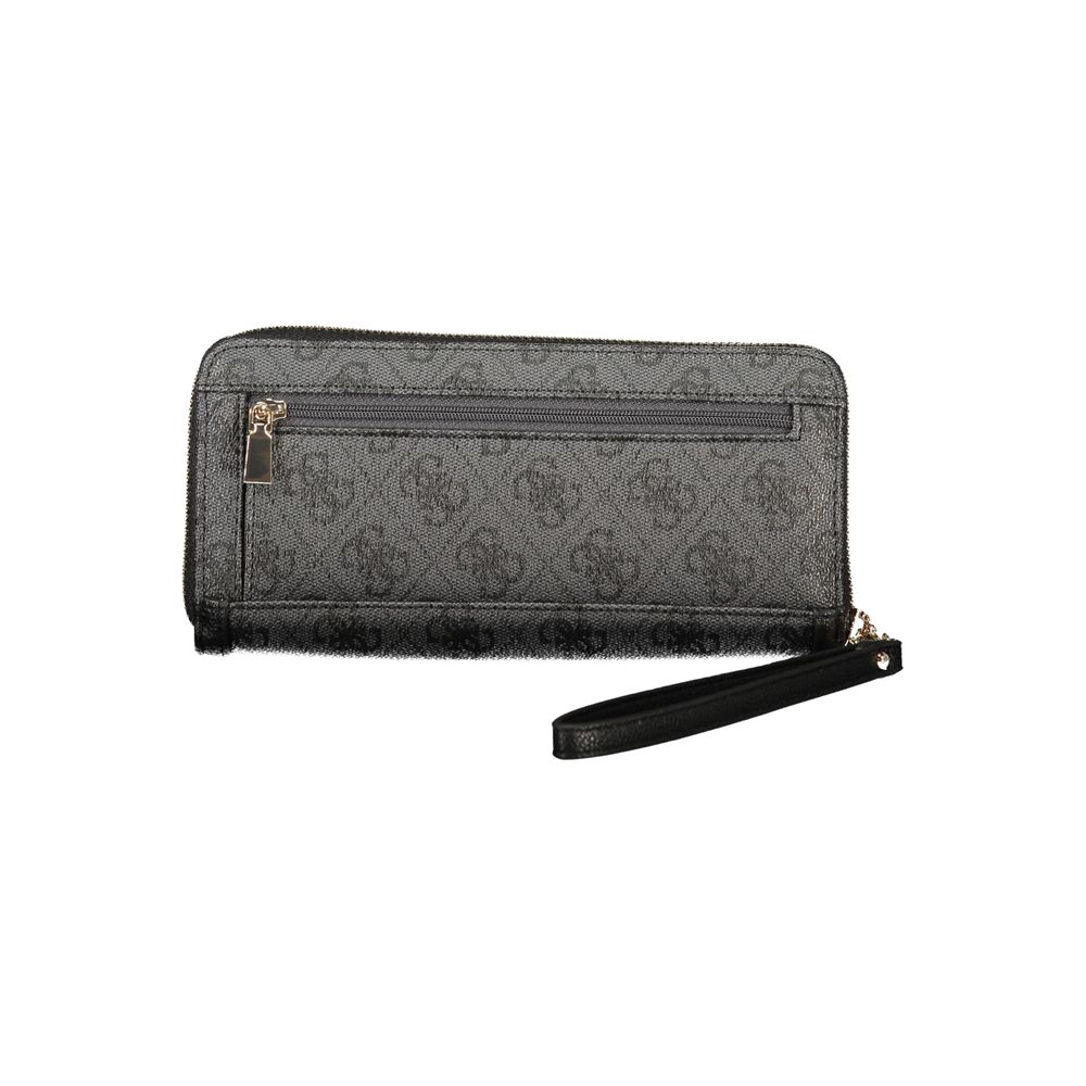 Guess Jeans Nero Poliuretano Donna Wallet | Regal Royce