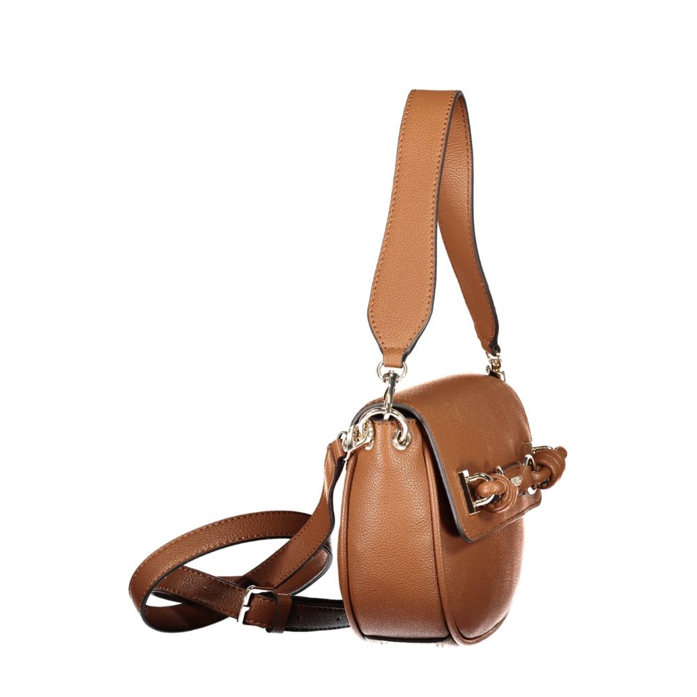 Guess Jeans Brown Polyurethane Women Bag | Regal Royce