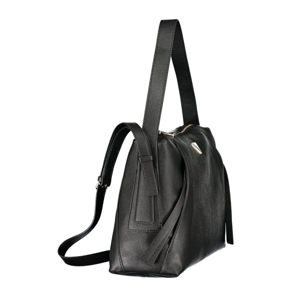 Guess Jeans Black Polyurethane Women's Bag | Regal Royce