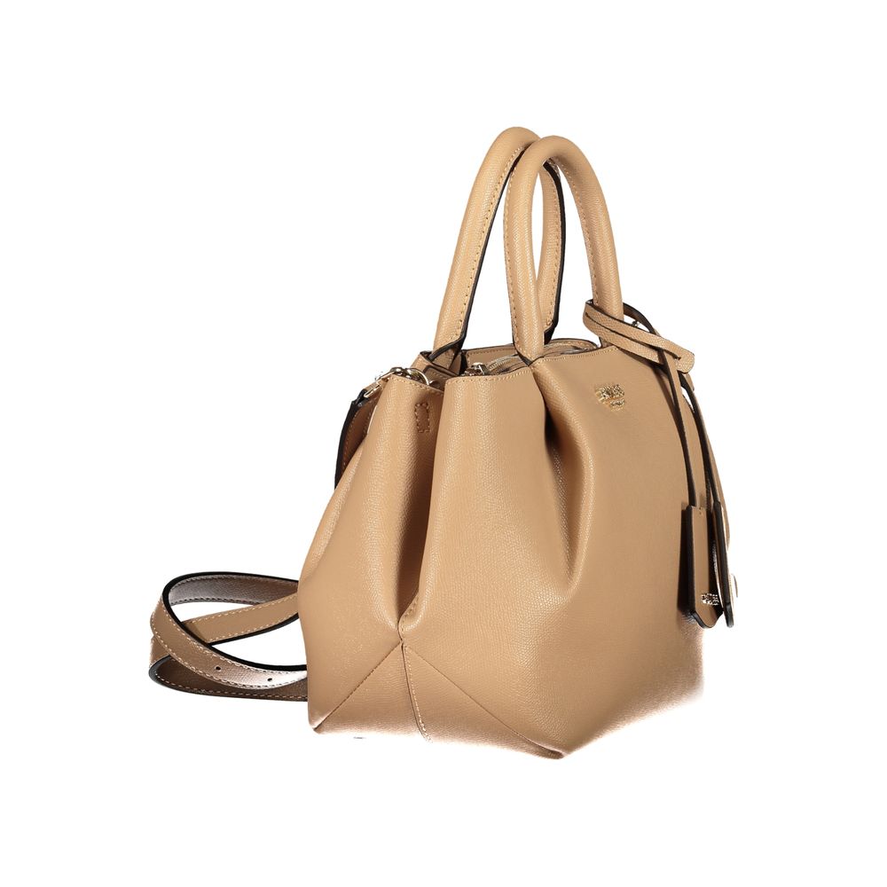 Guess Jeans Beige Polyurethane Women's Bag | Regal Royce