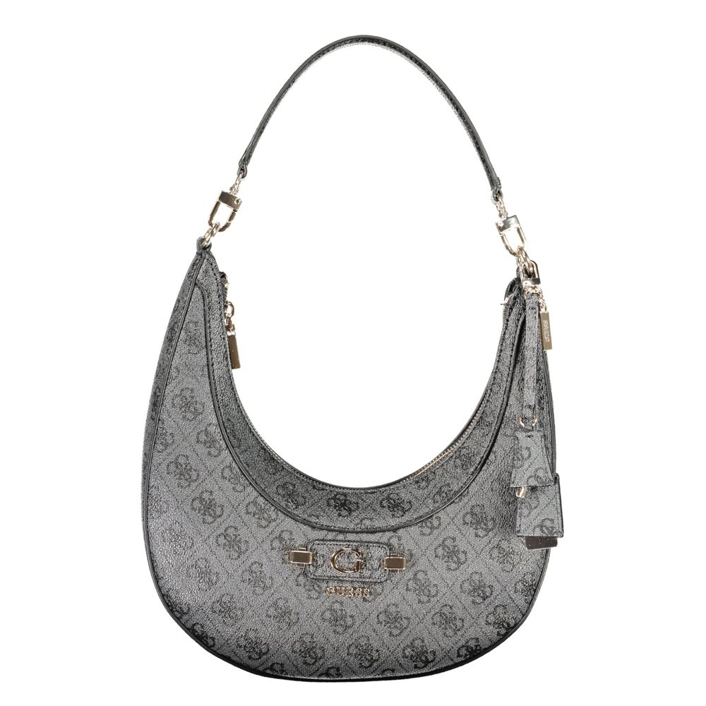 Guess Jeans Black Polyurethane Women's Bag | Regal Royce