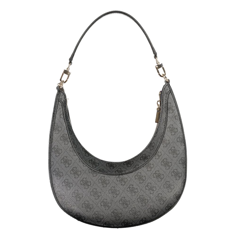 Guess Jeans Black Polyurethane Women's Bag | Regal Royce