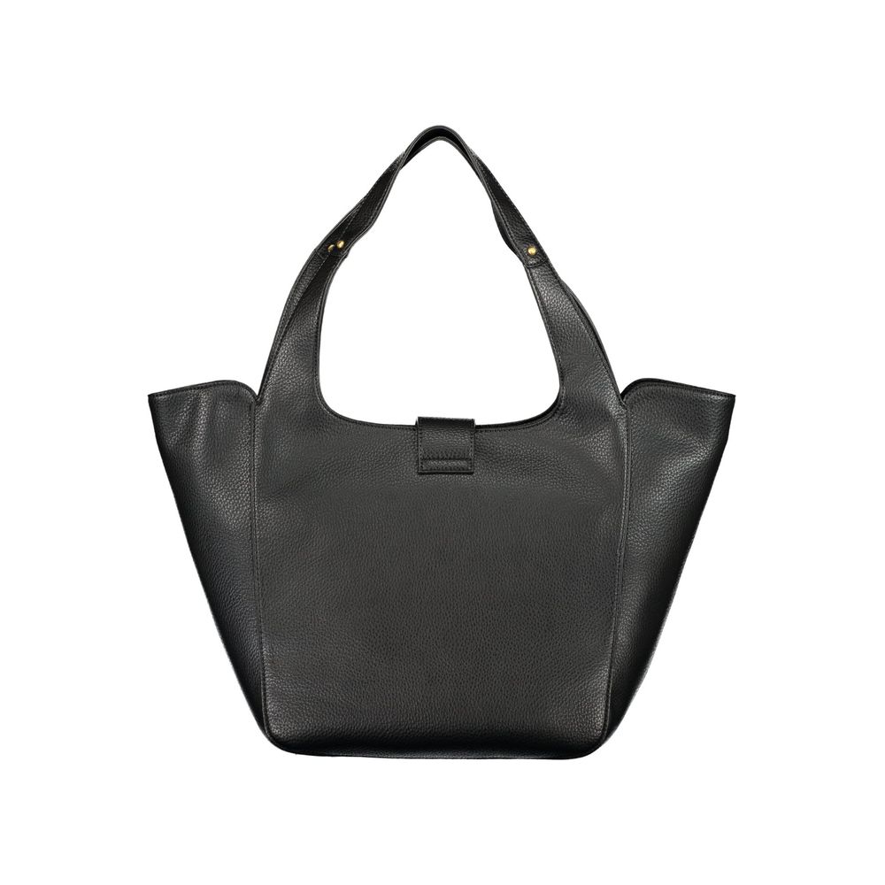 Guess Jeans Black Polyurethane Women's Bag | Regal Royce