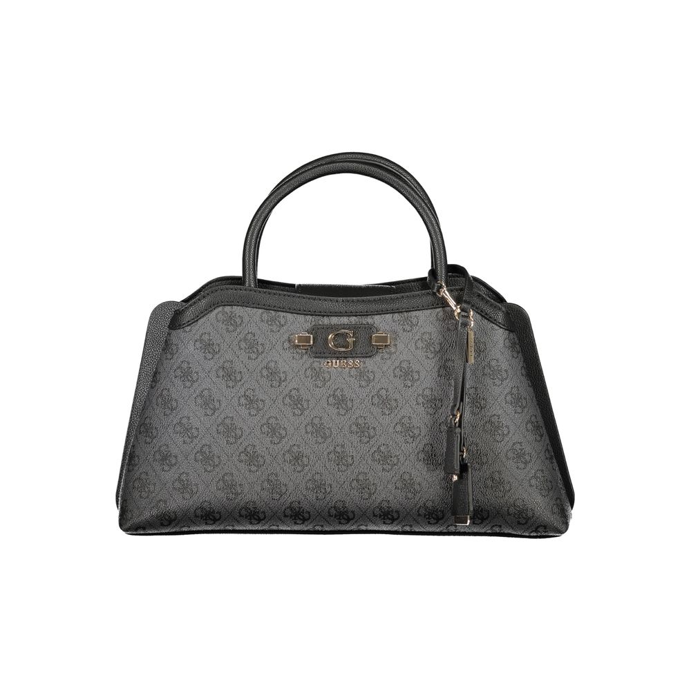 Guess Jeans Nero Poliuretano Women's Bag with Handles and Adjustable Strap | Regal Royce