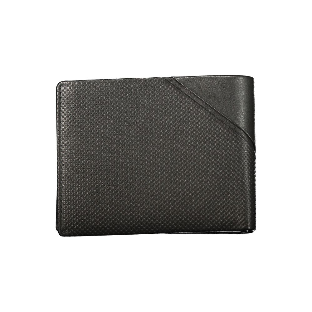 Guess Jeans Black Leather Wallet | Regal Royce