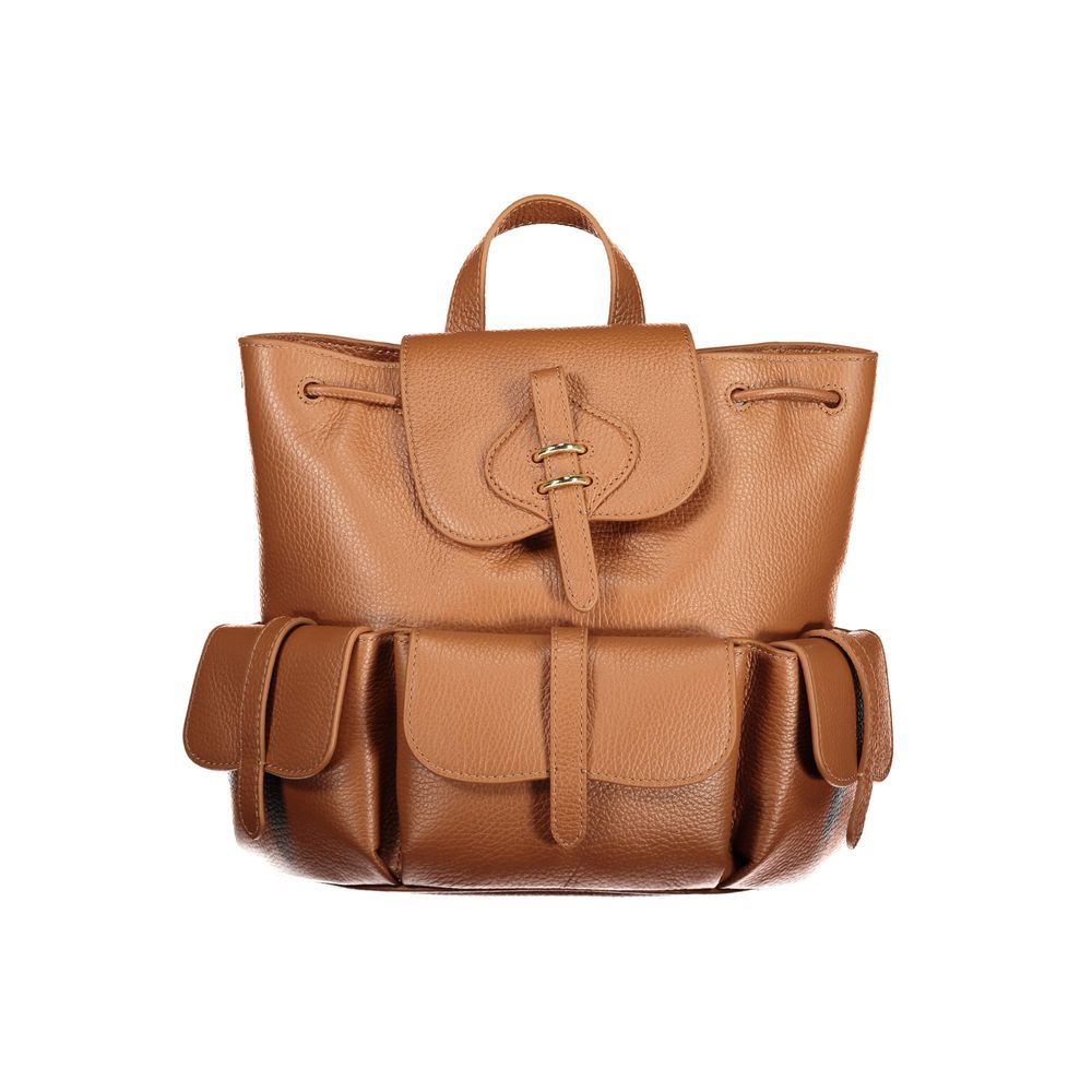Coccinelle Brown Leather Backpack | Regal Royce