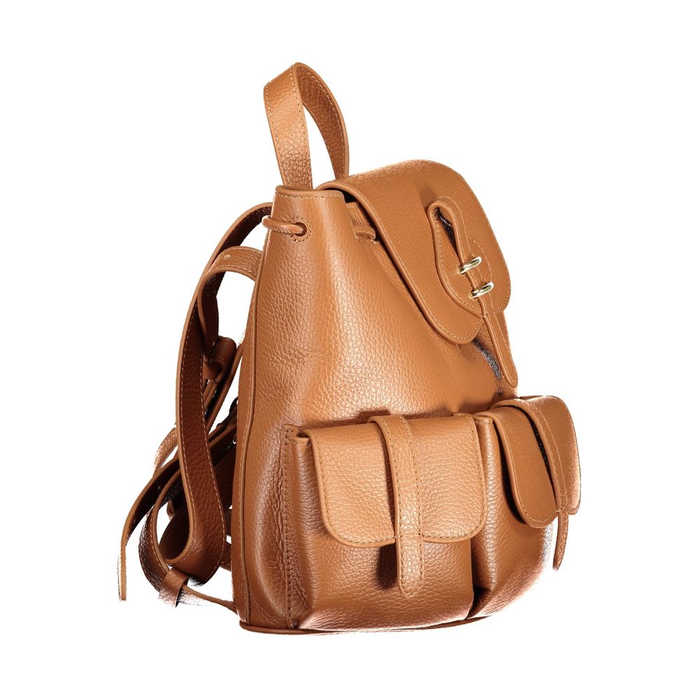 Coccinelle Brown Leather Backpack | Regal Royce