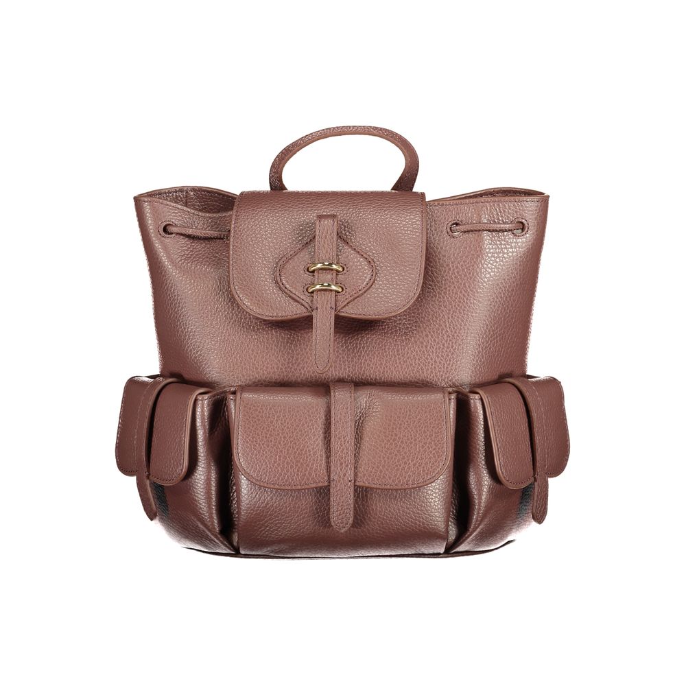 Coccinelle Brown Leather Backpack | Regal Royce