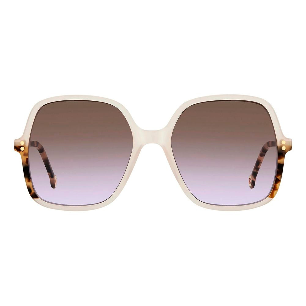 Carolina Herrera Beige Acetate Sunglasses | Regal Royce