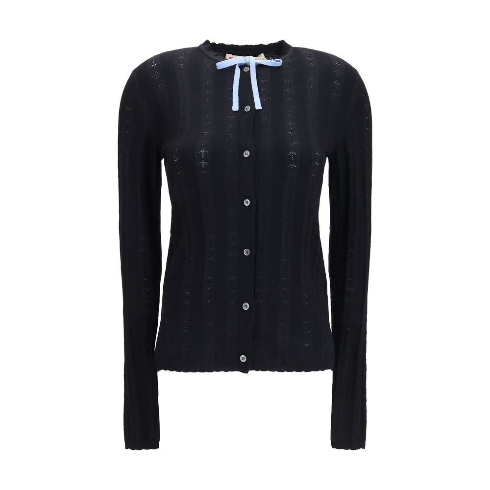 Marni Black Wool Oves Aries Cardigan | Regal Royce